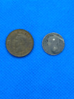1897 Canadian 5 Cents coin AND 1942 1 Cent Canada Lot
