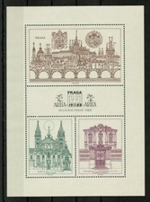 Czechoslovakia Praga 1968 Souvenir Artia Souvenir Sheet #5299
