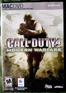 PC MAC-DVD GAME (for macintosh computers only): CALL OF DUTY #4 - MODERN WARFARE - Picture 1 of 4