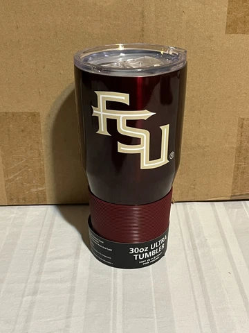 Florida State Seminoles FSU NCAA 30oz Red Tumbler Cup Mug Logo Brands New Cover