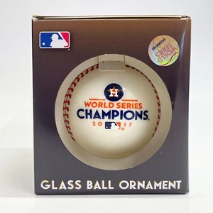 FOCO Houston Astros Glass Ball Ornament 2017 World Series Champions Christmas - Picture 1 of 12