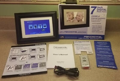 Digital Photo Frame, Pandigital 7" - PAN705-B - Image 1 of 4
