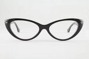 Raro Auténtico Balenciaga BA 5013 005 54mm Negro Ojo de Gato Monturas Gafas Italia - Imagen 1 de 6