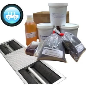 Brake Roller Regritting Kit (Class 4) MOT Grit Brake Roller Kit - 4 Rollers