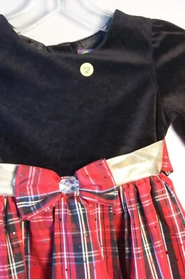 Dollie Me Girl's Size 6  Red Plaid Holiday Dress (Girls Dress Only) - Изображение 1 из 4