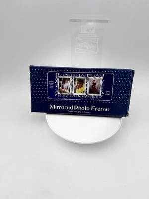 Marco de fotos espejado para fotos de 3 - 2”x3” - Nuevo en caja, Giftco, 47256054593 Foto 1 de 4