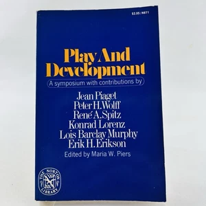 Play and Development Jean Piaget Erikson Spitz Piers Psychology Book (PB 1972) - Picture 1 of 12