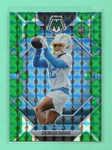 2023 Panini Mosaic Derius Davis #311 Green Mosaic Prizm Rookie Card - Bild 1 von 2