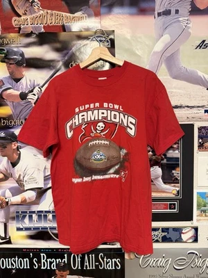 Camisa De Colección Tampa Bay Buccaneers Para Hombres Grande NFL Super Bowl XXXVII Campeones Foto 1 de 4