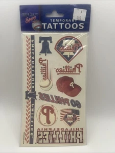 New Old Stock Philadelphia Phillies Temporäre Tattoos UVP 4,99 $ - Bild 1 von 2