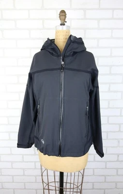Outdoor Research Mithril Soft Shell Zip Hooded Jacket Womens M Charcoal - Image 1 of 4