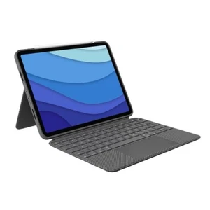 Logitech Combo Touch iPad Pro 11” Keyboard Case Backlit Trackpad Oxford Gray USA - Picture 1 of 3