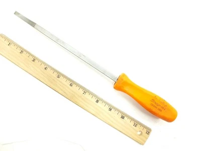 SNAP-ON TOOLS 1/4" BLADE WIDTH RIGID CARBON GASKET SCRAPER ORANGE HANDLE CSA9A - Image 1 of 4