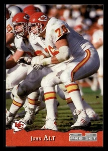 1993 Pro Set Football Card #197 John Alt Kansas City Chiefs - Picture 1 of 2