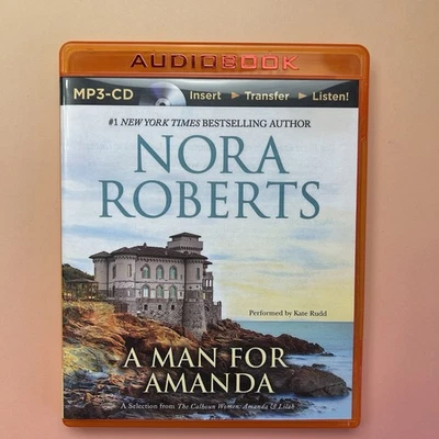 Nora Roberts A man For Amanda MP3 audio CD audiobook - Image 1 of 4