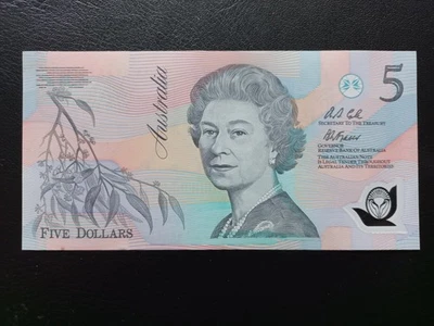 Australia 5 dollars, 1992, Prefix-AA, Fraser/Cole, Polymer, (P-50a) - Image 1 of 4