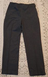 Willi Smith Damen Anzughose gefüttert Nadelstreifen grau 8 Bündchen Made Italy 32 x 30 - Bild 1 von 7