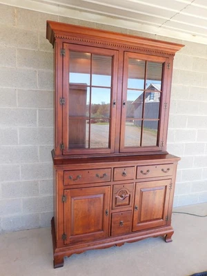 Bob Timberlake Lexington Furniture Salem Hutch 2 Piece Cupboard Wall Cabinet - Image 1 of 4