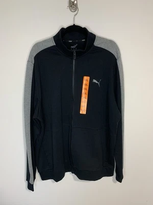 Chaqueta deportiva Puma 584802 para hombre XXL NUEVA CON ETIQUETAS negra y gris Foto 1 de 4