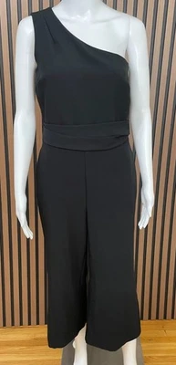 Mono para mujer Banana Republic de una pieza elástico de un hombro con cinturón 0 negro Foto 1 de 4