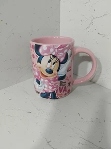 Disney Minnie Mouse Pink Mug - Jerry Leigh -9cm x 11cm - Foto 1 di 5