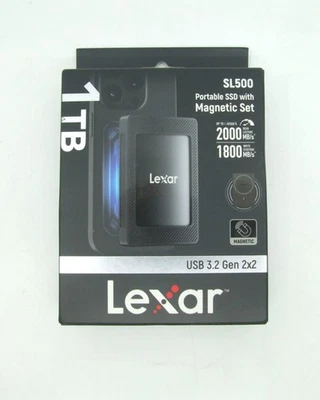 Lexar 1TB Portable SSD with magnetic set SL500 - Image 1 of 3