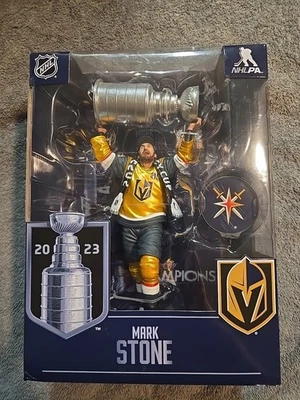 Figura y camisa McFarlane NHL MARK STONE STANLEY CUP GOLDEN KNIGHTS 7" 2023 Foto 1 de 4