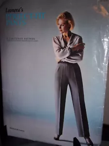 Leonora's Sewing Pattern #111B Perfect Fit Pants Uncut - Picture 1 of 4