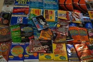 AWESOME BASKETBALL WAX PACK COLLECTION!!! POSSIBLE KOBE BRYANT RC!!! MUST SEE!!! - Picture 1 of 1