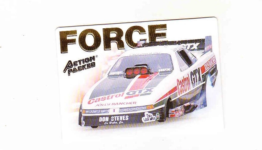 1994 ACTION PACKED---NHRA DRAG RACING----JOHN FORCE---24KT GOLD CARD #39 - Image 1 of 1