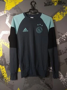 Ajax Amsterdam Training Football Sweatshirt Jacket Adidas Men Size S ig93 - Picture 1 of 9