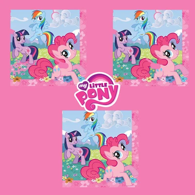 Servilletas de fiesta de cumpleaños My Little Pony (paquete de 3) Foto 1 de 2