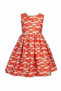 Palava Children's Martha Dress Red Umbrellas - Picture 1 of 9