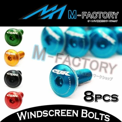 Kit de parafusos de carenagem CNC M5 parafusos ajuste Honda CBR600RR CBR1000RR CBR250R - Imagem 1 de 4