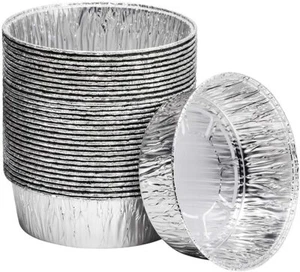 (10 Stück) 8 Zoll Einweg Runde Aluminium Dutch Oven Liner Folie Pfannen - Bild 1 von 7