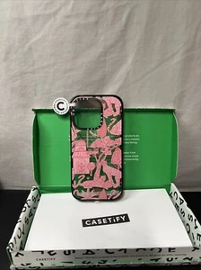 Casetify Cheetah Paradise Pink iPhone 14 Pro Impact Case - Photo 1 sur 6