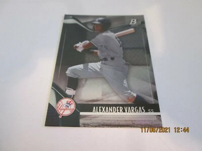 ALEXANDER VARGAS 2021 BOWMAN PLATINUM TOP PROSPECTS  CARD #TOP-54 FREE SHIPPING - Image 1 of 3