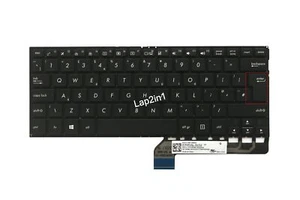 New ASUS Zenbook UX360U UX360UA UX360UAK UK Keyboard Backlit 0KNB0-2625UK00 - Afbeelding 1 van 2