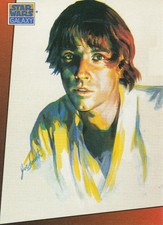 1993 Topps Star Wars Galaxy #3 Luke Skywalker