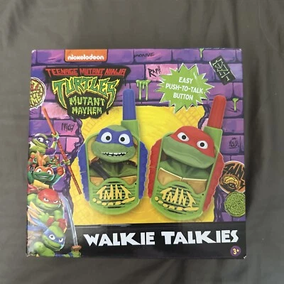 Teenage Mutant Ninja Turtles Mutant Mayhem Walkie Talkies eKids Nickelodeon - Image 1 of 2