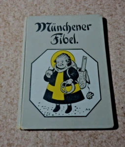 Münchener Fibel Lesebuch ABC-Buch Illustr. Adolf Hengeler ca. 1910 Sütterlin - Bild 1 von 13