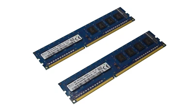 8GB (2x4GB) Hynix HMT451U6AFR8A-PB N0 AA PC3L-12800 DDR3-1600 240Pin Desktop RAM - Image 1 of 3