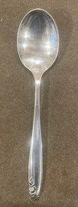 Sterling Wallace DEBUTANTE DESSERT/OVAL SOUP SPOON 7" No Mono - Picture 1 of 7