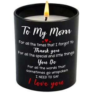 Vanilla Lavender Scented Candle 10oz - Mother's Day Birthday Gift for Mom - Picture 1 of 7