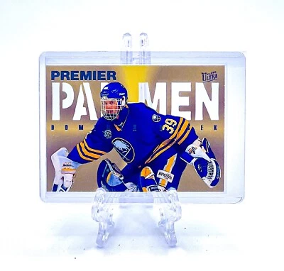DOMINIK HASEK 1995 Fleer Ultra #5 PREMIER PAD MEN INSERT SABRES GOAT & HOF - Image 1 of 2