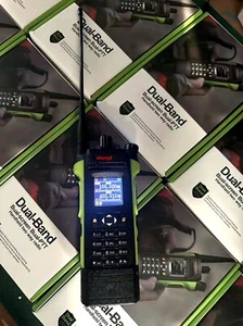 NUOVO APX-8000 VHF/UHF Walkie Talkie Dual Band Radio Dual PTT 128 canali - Foto 1 di 15