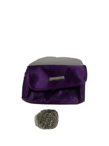 Women Purple Clutch Evening Bag Ladies Wedding Party Prom Handbag Purse Fashion - Picture 1 of 7
