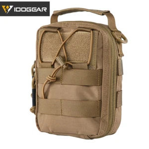 IDOGEAR Tactical Medical Pouch First Aid MOLLE EMT Utility Pouch 500D Nylon Army - Bild 1 von 17