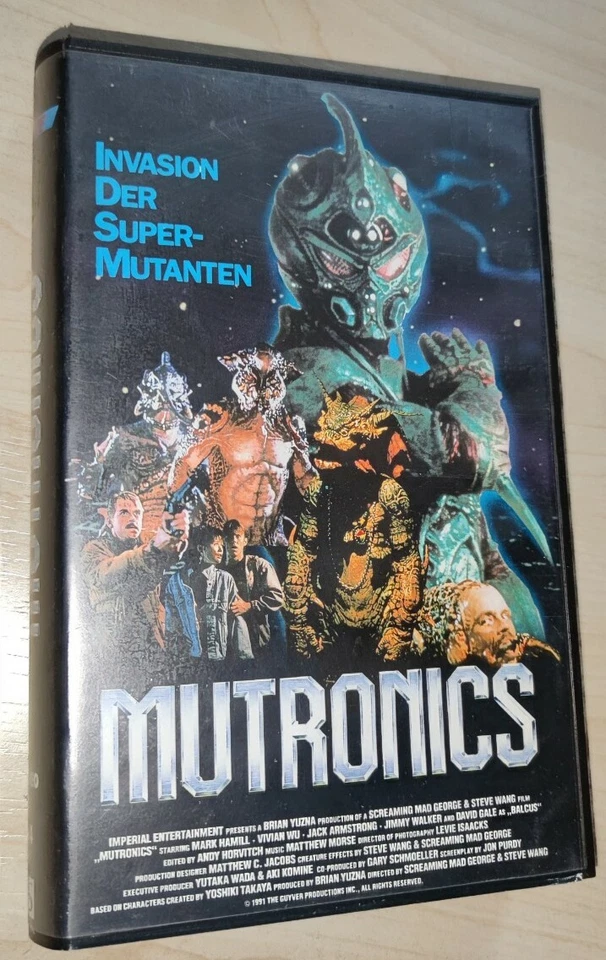 VHS Horror Mutronics Mark Hamill Brian Yuzna Invasion der Super-Mutanten VPS - Bild 1 von 1
