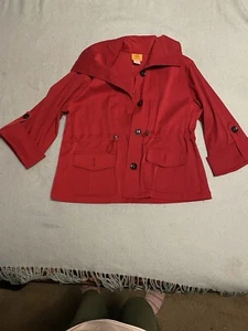 Ruby Road Jacket Red In Color Size 8 - Picture 1 of 4